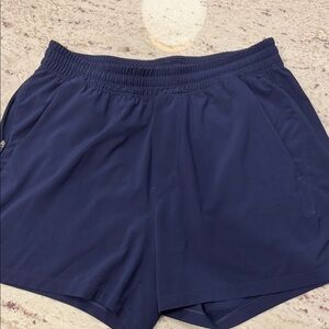 Lululemon Pacebreaker Navy Blue Athletic Shorts